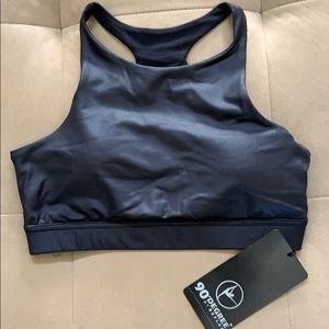 NWT 90 Degree Black Sports Bra size SM
